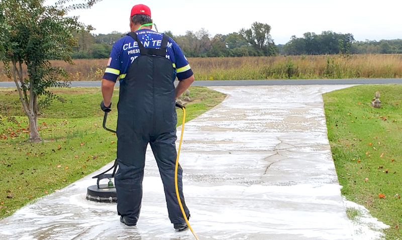 clean team pressure washing